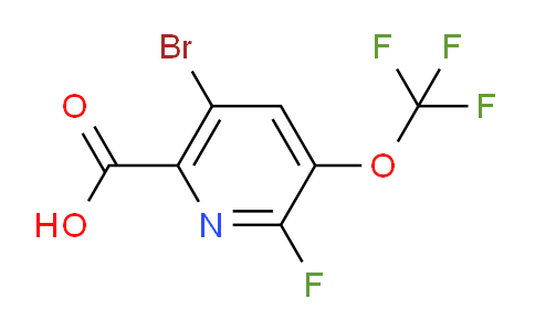 AM186456 | 1804561-95-2 | 5-Bromo-2-fluoro-3-(trifluoromethoxy)pyridine-6-carboxylic acid