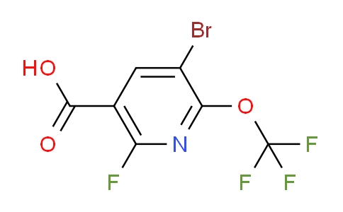 AM186458 | 1804573-97-4 | 3-Bromo-6-fluoro-2-(trifluoromethoxy)pyridine-5-carboxylic acid