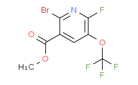 Methyl 2-bromo-6-fluoro-5-(trifluoromethoxy)pyridine-3-carboxylate