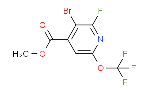 Methyl 3-bromo-2-fluoro-6-(trifluoromethoxy)pyridine-4-carboxylate