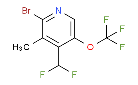 AM186487 | 1804579-98-3 | 2-Bromo-4-(difluoromethyl)-3-methyl-5-(trifluoromethoxy)pyridine