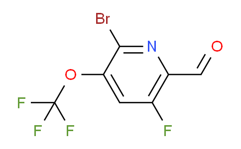 AM186488 | 1806214-84-5 | 2-Bromo-5-fluoro-3-(trifluoromethoxy)pyridine-6-carboxaldehyde