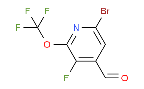 AM186489 | 1804677-90-4 | 6-Bromo-3-fluoro-2-(trifluoromethoxy)pyridine-4-carboxaldehyde