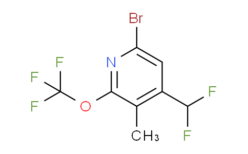 AM186490 | 1803951-72-5 | 6-Bromo-4-(difluoromethyl)-3-methyl-2-(trifluoromethoxy)pyridine