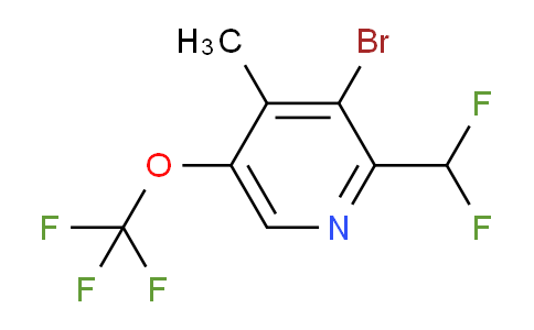 AM186499 | 1806091-35-9 | 3-Bromo-2-(difluoromethyl)-4-methyl-5-(trifluoromethoxy)pyridine