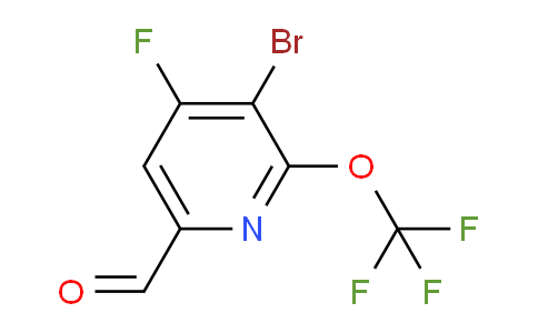 AM186500 | 1803672-30-1 | 3-Bromo-4-fluoro-2-(trifluoromethoxy)pyridine-6-carboxaldehyde