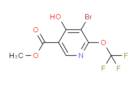 AM186501 | 1804564-14-4 | Methyl 3-bromo-4-hydroxy-2-(trifluoromethoxy)pyridine-5-carboxylate