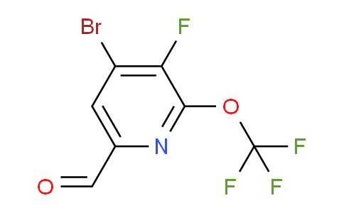 AM186510 | 1806080-26-1 | 4-Bromo-3-fluoro-2-(trifluoromethoxy)pyridine-6-carboxaldehyde