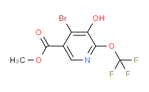 AM186518 | 1803676-57-4 | Methyl 4-bromo-3-hydroxy-2-(trifluoromethoxy)pyridine-5-carboxylate