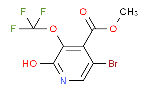 Methyl 5-bromo-2-hydroxy-3-(trifluoromethoxy)pyridine-4-carboxylate