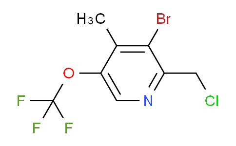 3-Bromo-2-(chloromethyl)-4-methyl-5-(trifluoromethoxy)pyridine