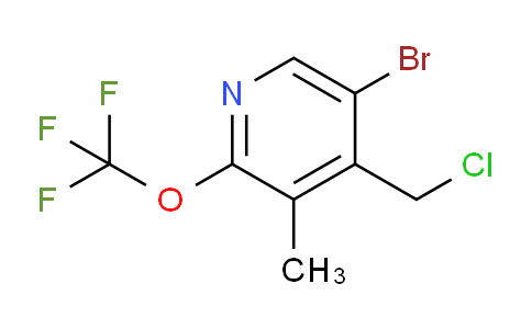 5-Bromo-4-(chloromethyl)-3-methyl-2-(trifluoromethoxy)pyridine