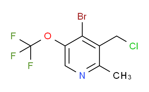 4-Bromo-3-(chloromethyl)-2-methyl-5-(trifluoromethoxy)pyridine
