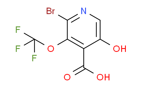 2-Bromo-5-hydroxy-3-(trifluoromethoxy)pyridine-4-carboxylic acid