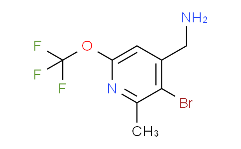 4-(Aminomethyl)-3-bromo-2-methyl-6-(trifluoromethoxy)pyridine