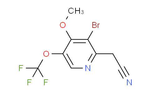 AM186561 | 1806087-64-8 | 3-Bromo-4-methoxy-5-(trifluoromethoxy)pyridine-2-acetonitrile