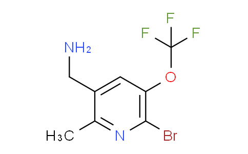 3-(Aminomethyl)-6-bromo-2-methyl-5-(trifluoromethoxy)pyridine