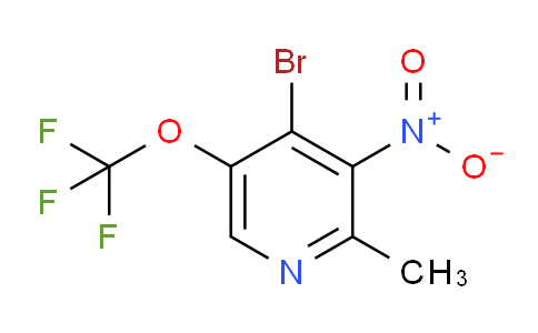 4-Bromo-2-methyl-3-nitro-5-(trifluoromethoxy)pyridine