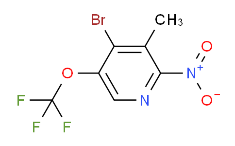 AM186571 | 1804577-42-1 | 4-Bromo-3-methyl-2-nitro-5-(trifluoromethoxy)pyridine