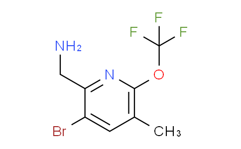 AM186581 | 1804399-71-0 | 2-(Aminomethyl)-3-bromo-5-methyl-6-(trifluoromethoxy)pyridine
