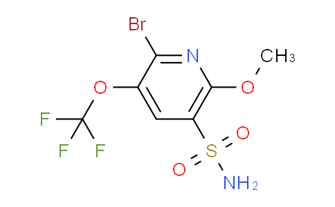 2-Bromo-6-methoxy-3-(trifluoromethoxy)pyridine-5-sulfonamide