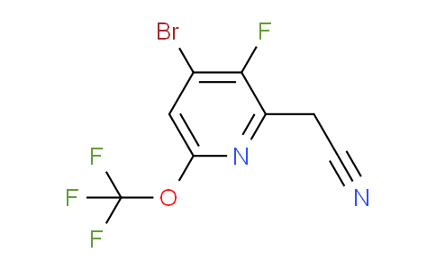AM186610 | 1806176-13-5 | 4-Bromo-3-fluoro-6-(trifluoromethoxy)pyridine-2-acetonitrile
