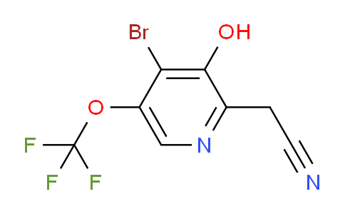 AM186612 | 1804579-58-5 | 4-Bromo-3-hydroxy-5-(trifluoromethoxy)pyridine-2-acetonitrile