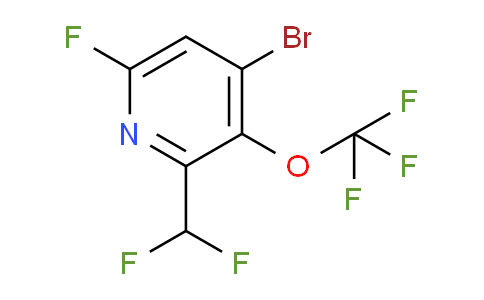 AM186638 | 1806024-13-4 | 4-Bromo-2-(difluoromethyl)-6-fluoro-3-(trifluoromethoxy)pyridine