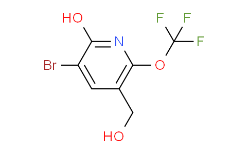 AM186640 | 1804563-50-5 | 3-Bromo-2-hydroxy-6-(trifluoromethoxy)pyridine-5-methanol