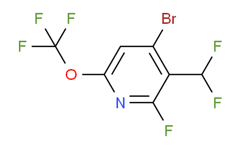 AM186641 | 1806079-02-6 | 4-Bromo-3-(difluoromethyl)-2-fluoro-6-(trifluoromethoxy)pyridine