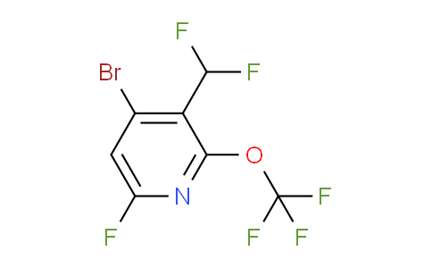 AM186642 | 1804398-28-4 | 4-Bromo-3-(difluoromethyl)-6-fluoro-2-(trifluoromethoxy)pyridine