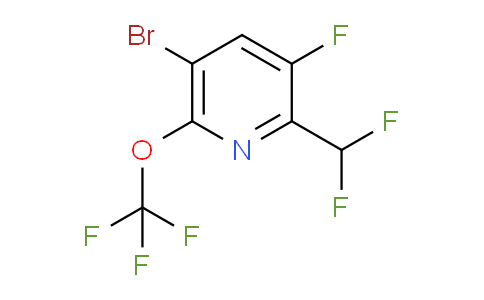 5-Bromo-2-(difluoromethyl)-3-fluoro-6-(trifluoromethoxy)pyridine
