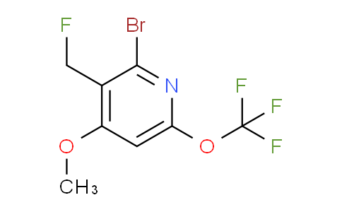 2-Bromo-3-(fluoromethyl)-4-methoxy-6-(trifluoromethoxy)pyridine