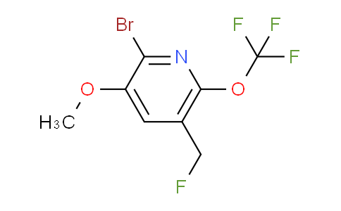 AM186655 | 1804598-65-9 | 2-Bromo-5-(fluoromethyl)-3-methoxy-6-(trifluoromethoxy)pyridine