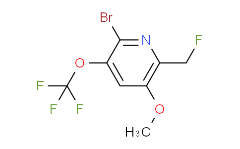 AM186659 | 1804576-15-5 | 2-Bromo-6-(fluoromethyl)-5-methoxy-3-(trifluoromethoxy)pyridine
