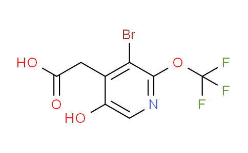 AM186663 | 1804447-14-0 | 3-Bromo-5-hydroxy-2-(trifluoromethoxy)pyridine-4-acetic acid