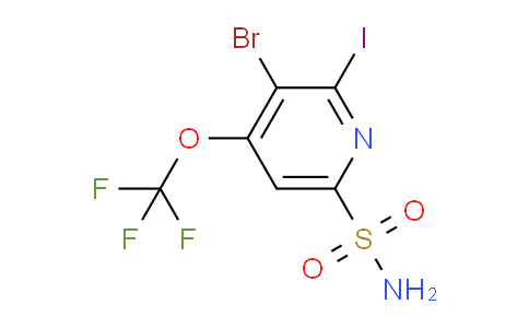 AM186667 | 1804596-82-4 | 3-Bromo-2-iodo-4-(trifluoromethoxy)pyridine-6-sulfonamide