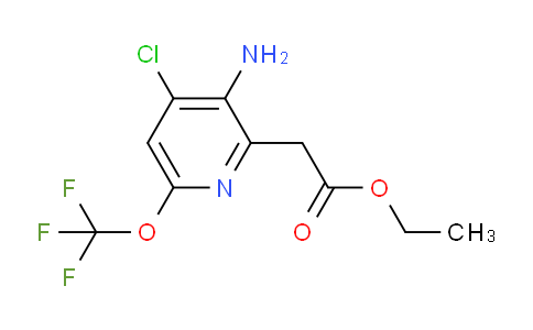 AM18667 | 1804588-09-7 | Ethyl 3-amino-4-chloro-6-(trifluoromethoxy)pyridine-2-acetate