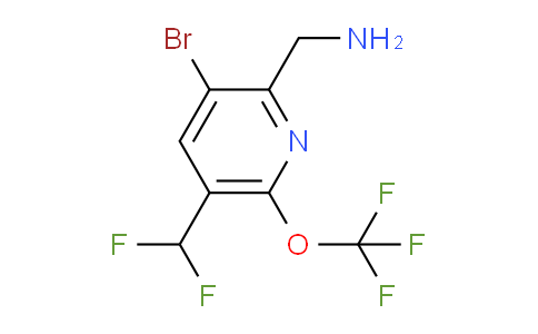 AM186676 | 1806086-45-2 | 2-(Aminomethyl)-3-bromo-5-(difluoromethyl)-6-(trifluoromethoxy)pyridine