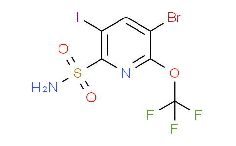 AM186677 | 1804565-31-8 | 3-Bromo-5-iodo-2-(trifluoromethoxy)pyridine-6-sulfonamide