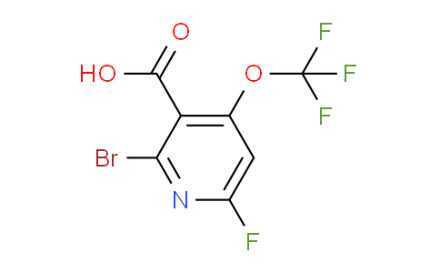 AM186685 | 1804383-37-6 | 2-Bromo-6-fluoro-4-(trifluoromethoxy)pyridine-3-carboxylic acid