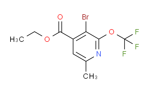 AM186707 | 1804604-15-6 | Ethyl 3-bromo-6-methyl-2-(trifluoromethoxy)pyridine-4-carboxylate