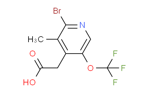 AM186709 | 1803575-82-7 | 2-Bromo-3-methyl-5-(trifluoromethoxy)pyridine-4-acetic acid