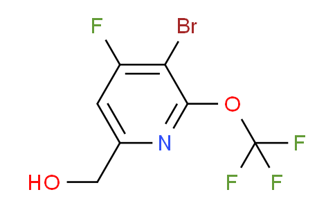 3-Bromo-4-fluoro-2-(trifluoromethoxy)pyridine-6-methanol
