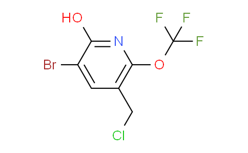 3-Bromo-5-(chloromethyl)-2-hydroxy-6-(trifluoromethoxy)pyridine