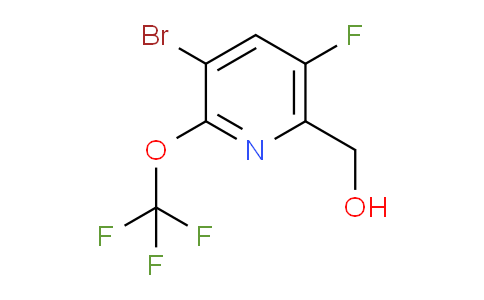 3-Bromo-5-fluoro-2-(trifluoromethoxy)pyridine-6-methanol
