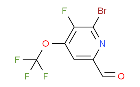 AM186717 | 1804599-88-9 | 2-Bromo-3-fluoro-4-(trifluoromethoxy)pyridine-6-carboxaldehyde
