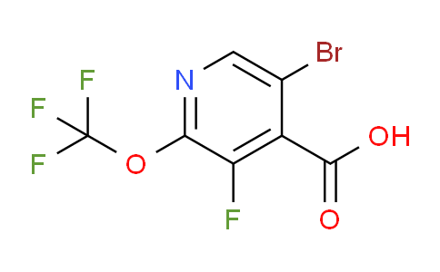 AM186726 | 1804678-37-2 | 5-Bromo-3-fluoro-2-(trifluoromethoxy)pyridine-4-carboxylic acid