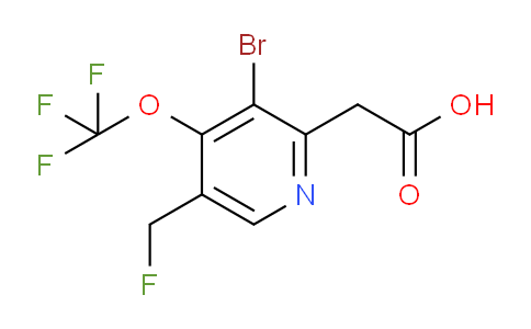 AM186733 | 1806080-00-1 | 3-Bromo-5-(fluoromethyl)-4-(trifluoromethoxy)pyridine-2-acetic acid