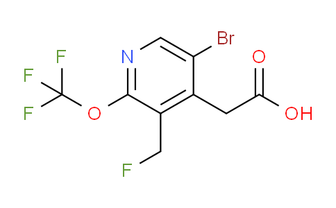 AM186735 | 1806225-45-5 | 5-Bromo-3-(fluoromethyl)-2-(trifluoromethoxy)pyridine-4-acetic acid
